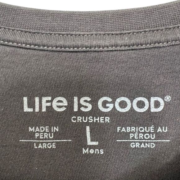 👻🎃Mens Life Is Good here for the boos crusher long sleeve Large. Halloween - Picture 10 of 14